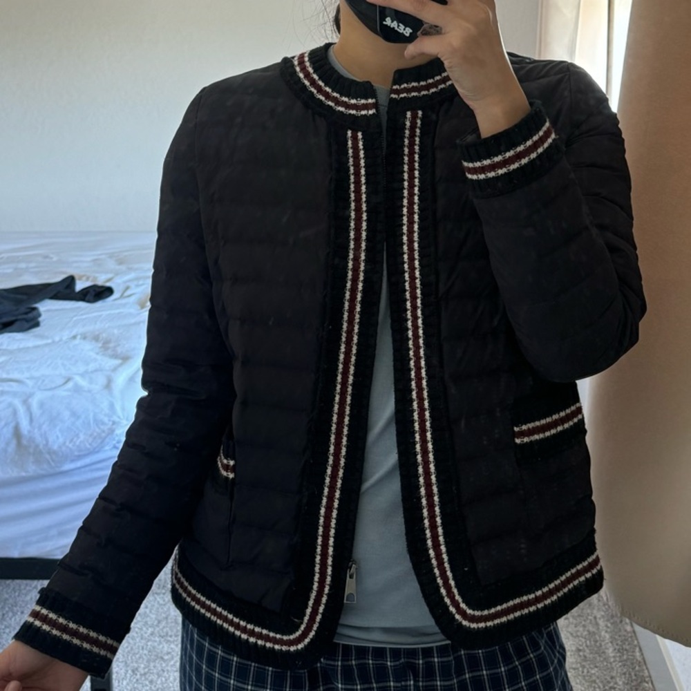 Stylish Black Quilted Women's Puffer Winter Jacket